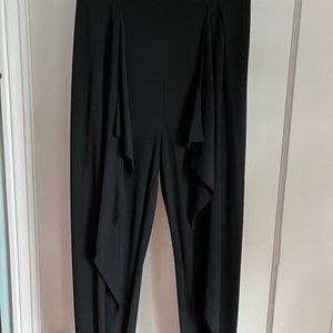 Fendi Palazzo inspired black women's pants. Size 38 Italian.  2 - 4 US